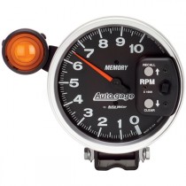 Auto Meter 5" Tachometer, 10,000 Rpm, Shift-Lite & Memory (Black)