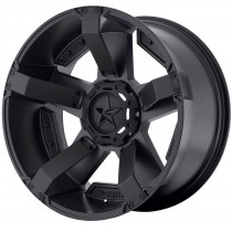 KMC XD Rockstar II Series Wheel, Matte Black, 20"x9", Bolt Pattern 5x5", Back Spacing 4.53"