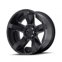 KMC XD811 Rockstar II Wheel - 20"x9" - Bolt Pattern 6x5.3" & 6x5.5"- Backspacing 6.18" - Offset 30 - Satin Black