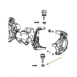 Jeep Steering Knuckle Nut Ball Joints Knuckles Morris 4x4