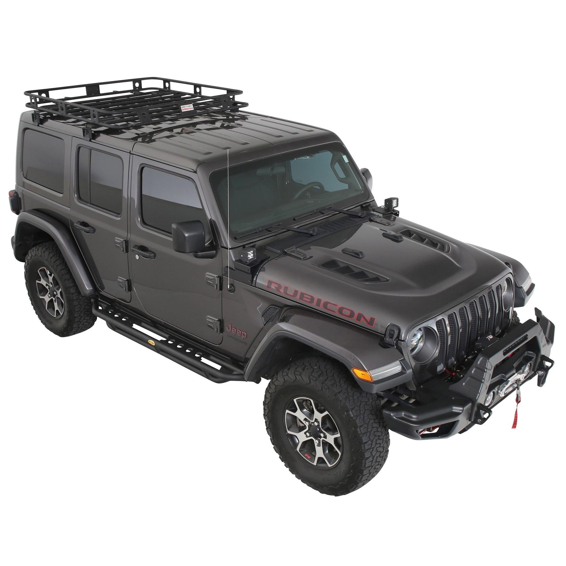 Smittybilt x x 4 in. Defender Roof Rack for 2018-Up Jeep Wrangler JL 4-Door with Hardtop, Includes Bracket Kit | Best Prices & Reviews at Morris 4x4 Smittybilt x x 4 in. Defender Roof Rack for 2018-Up Jeep Wrangler JL 4-Door with Hardtop, Includes Bracket Kit | Best Prices & Reviews at Morris 4x4