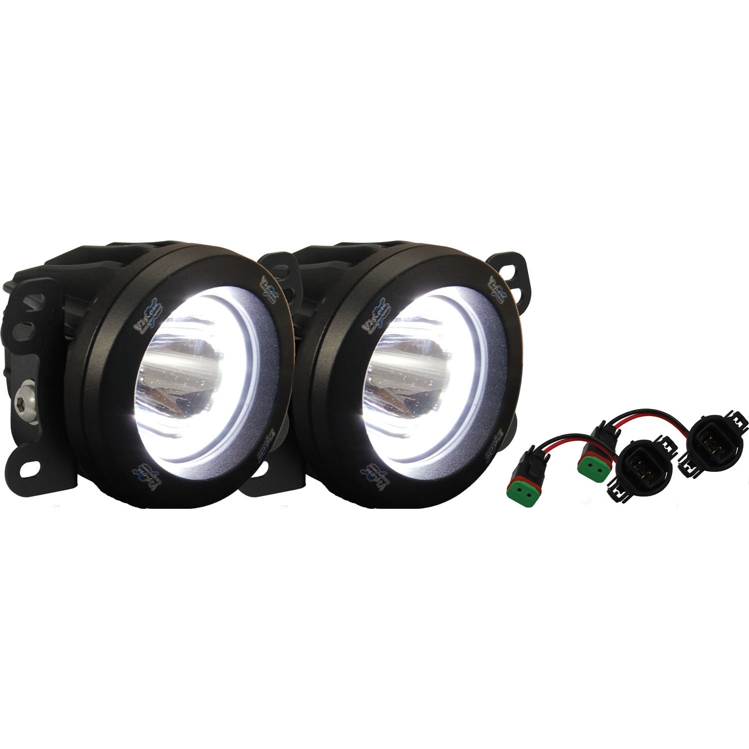 Vision X Fog Light Upgrade Kit with Optimus Halo for 2007-2009 Jeep  Wrangler JK | Best Prices & Reviews at Morris 4x4
