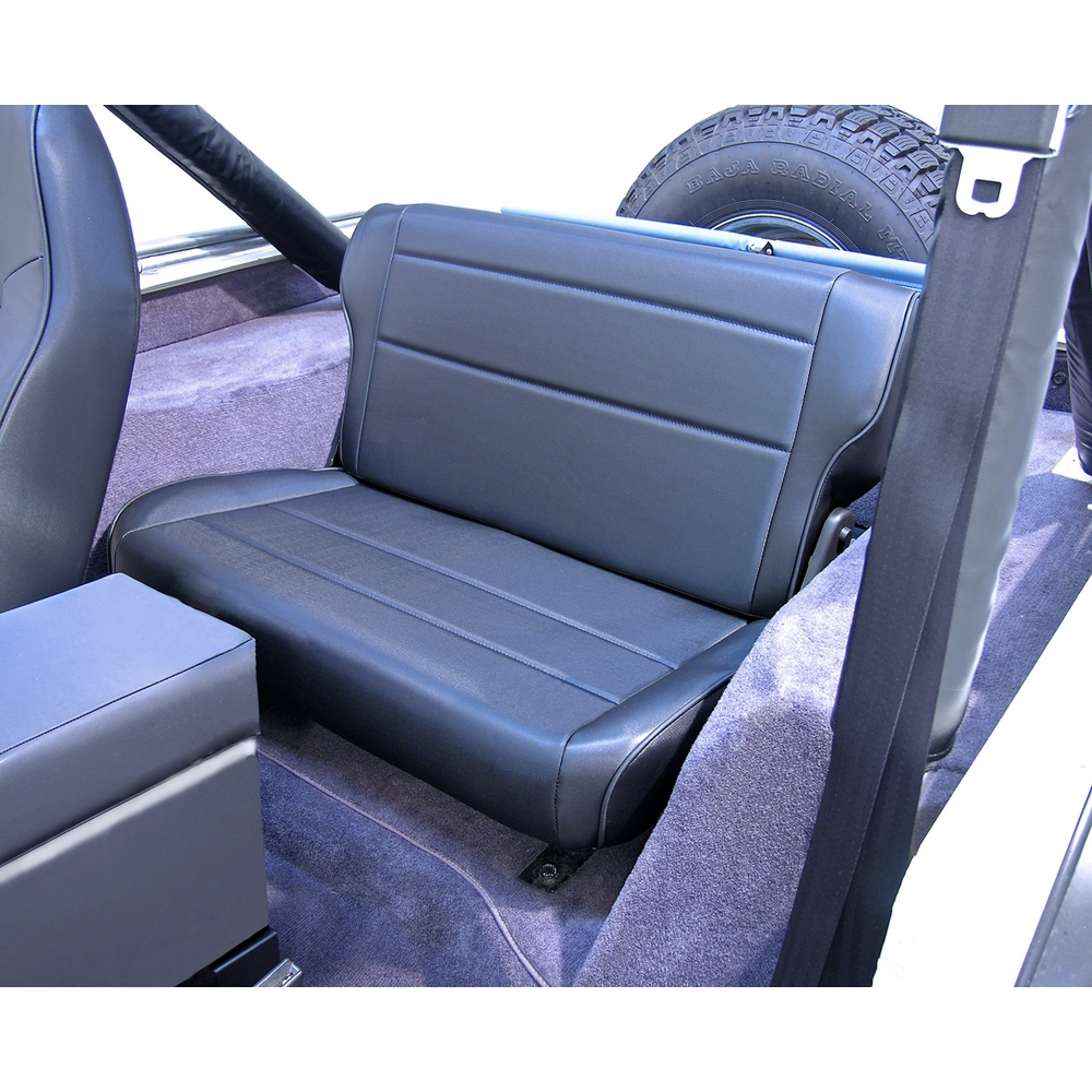 Rugged Ridge Fold & Tumble Rear Seat Black | Best Prices & Reviews at  Morris 4x4