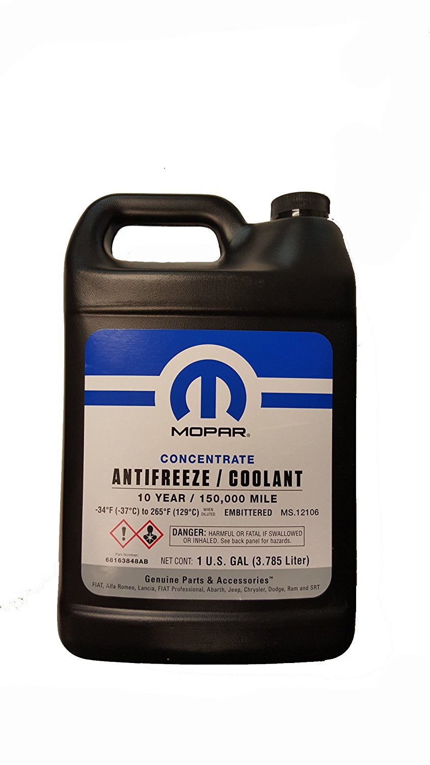 MOPAR Antifreeze/Coolant, 150,000 Mile OAT Formula, Concentrated - 1 Gallon  | Best Prices & Reviews at Morris 4x4