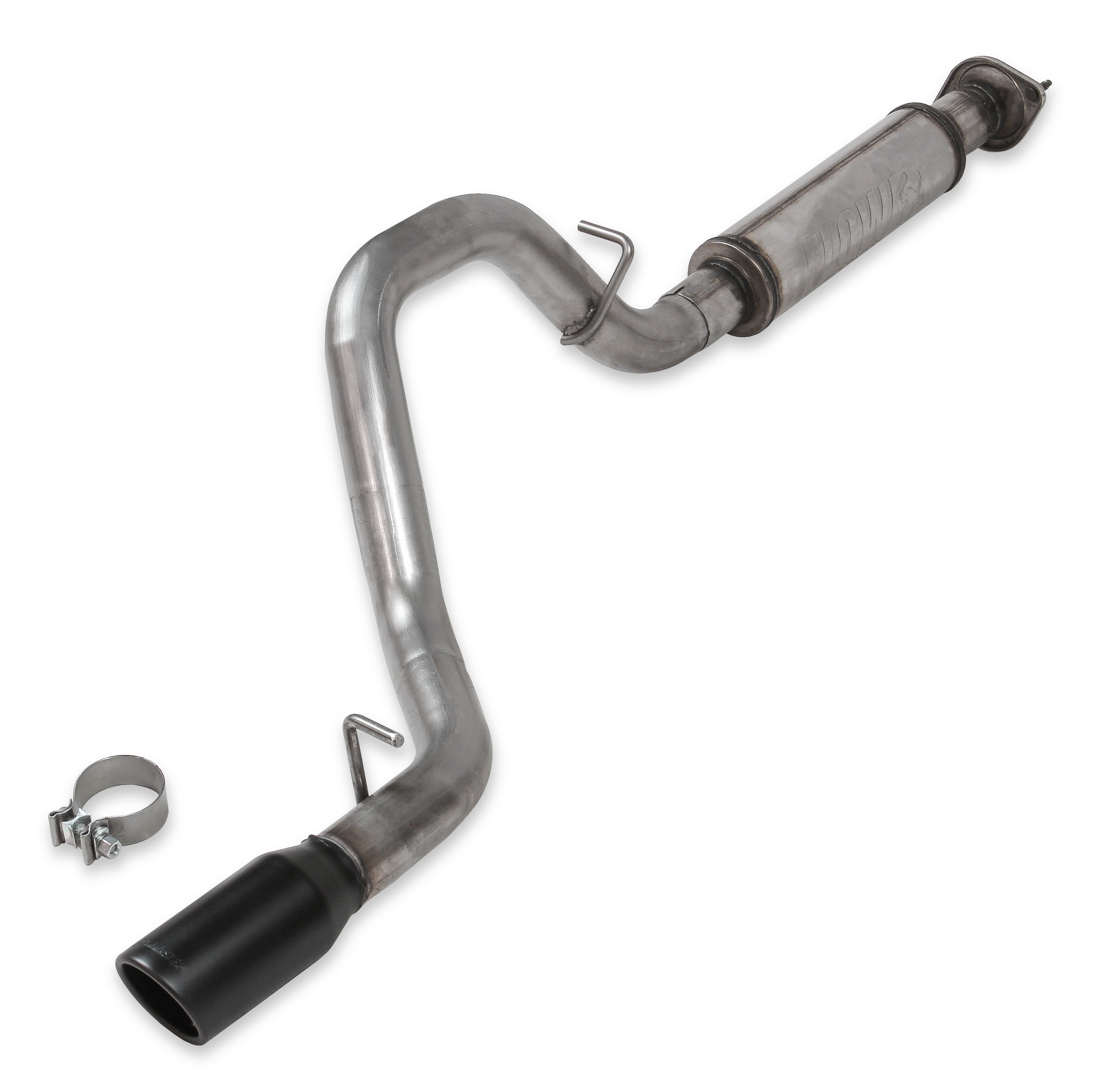 Flowmaster FlowFX Cat-Back Exhaust System for TJ - Stainless Steel with Black Tip | Best Prices & Reviews at Morris 4x4 Flowmaster FlowFX Cat-Back Exhaust System for TJ - Stainless Steel with Black Tip | Best Prices & Reviews at Morris 4x4