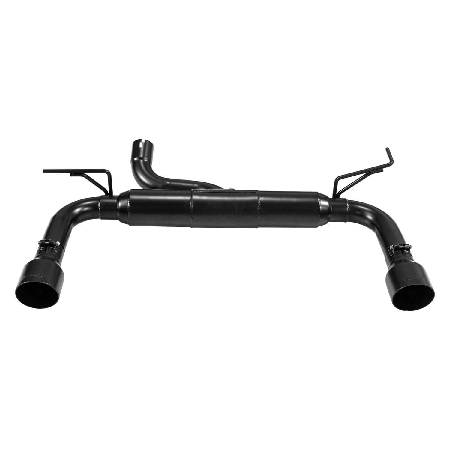Flowmaster Outlaw Axle-Back Exhaust System with Black Ceramic Stainless  Steel Tips - JK/JKU | Best Prices & Reviews at Morris 4x4