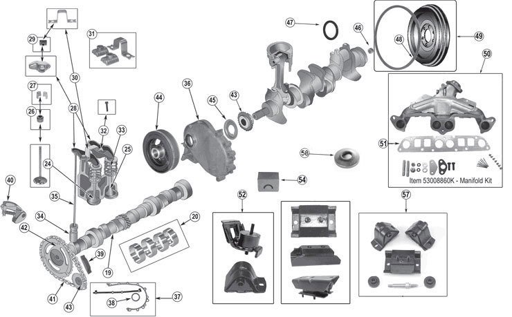  Liter (150) AMC Engine Parts Page 2 - Jeep 4x4