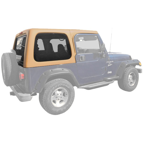 Rally Tops 2-Piece Hardtop Fits Full Steel Doors - Tan | Best Prices &  Reviews at Morris 4x4