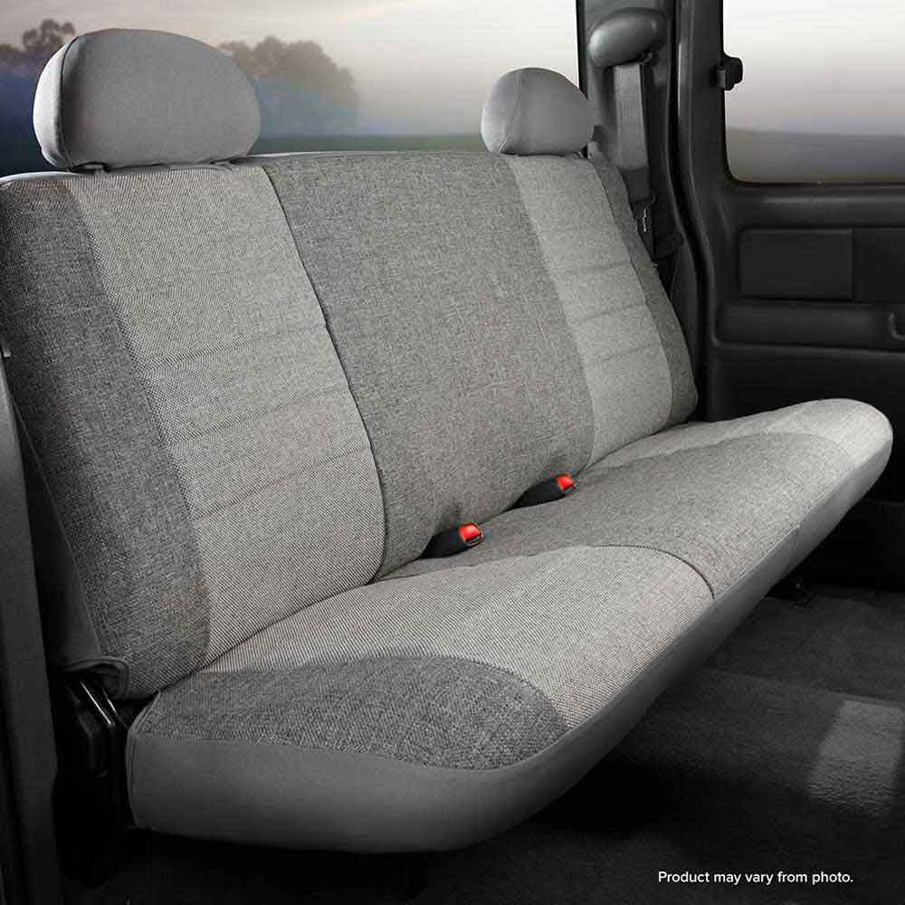 Fia SP82-38 GRAY Custom Fit Rear Seat Cover Split Seat 60/40 Gray Poly-Cotton, 