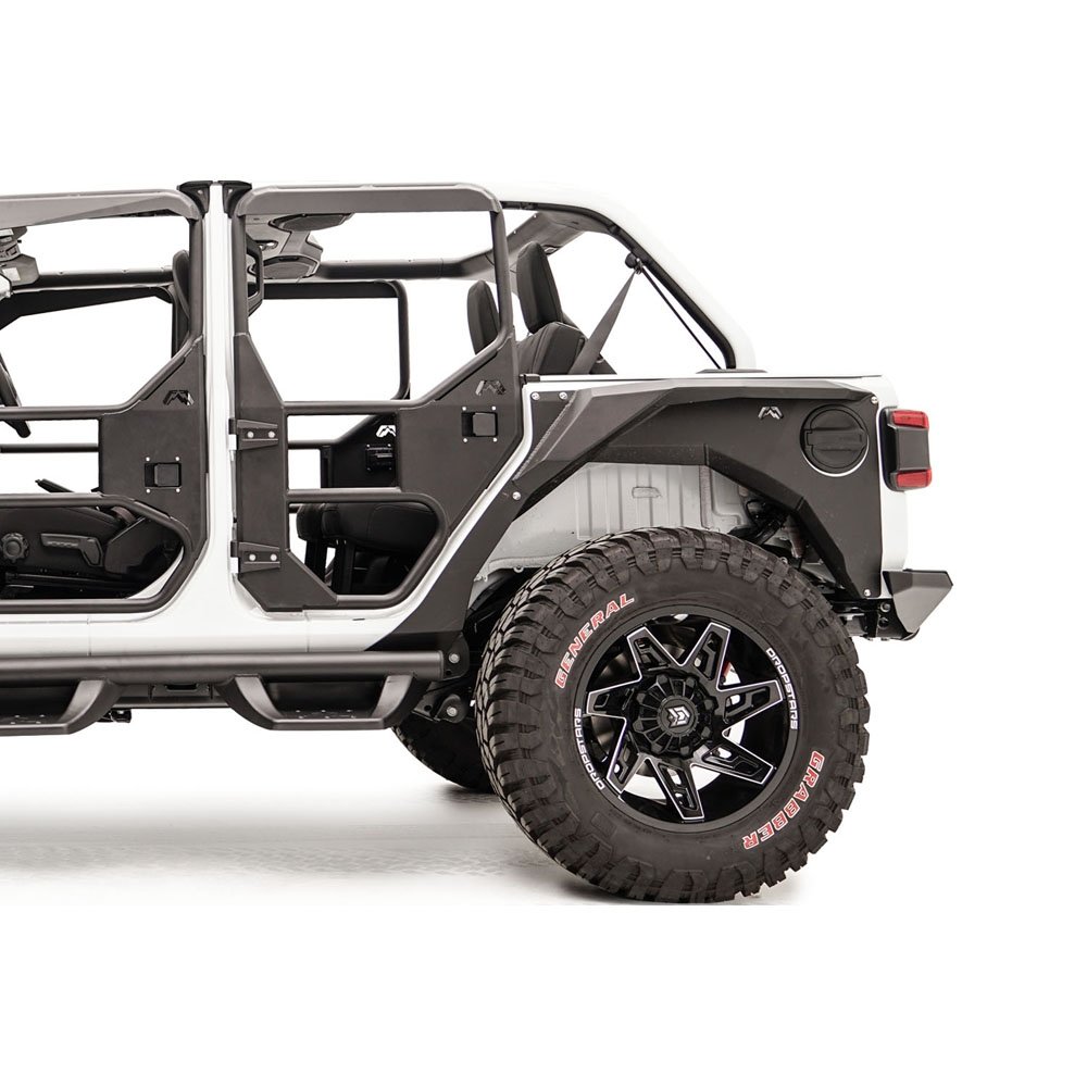 Fab Fours JL Fully Loaded Rear Fender & Flare System | Best Prices & Reviews at Morris 4x4 Fab Fours JL Fully Loaded Rear Fender & Flare System | Best Prices & Reviews at Morris 4x4