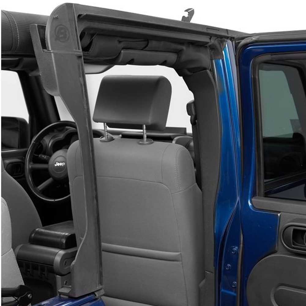 Bestop Door Surround Kit, Black (for use with Cable Style Soft Top) | Best  Prices & Reviews at Morris 4x4