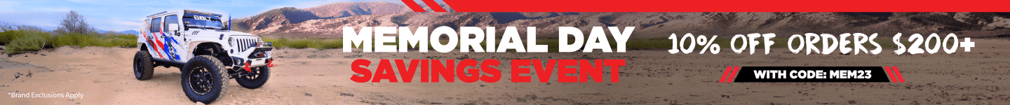 Memorial Day Sale - 10% Off $200+ - Use Code: MEM23