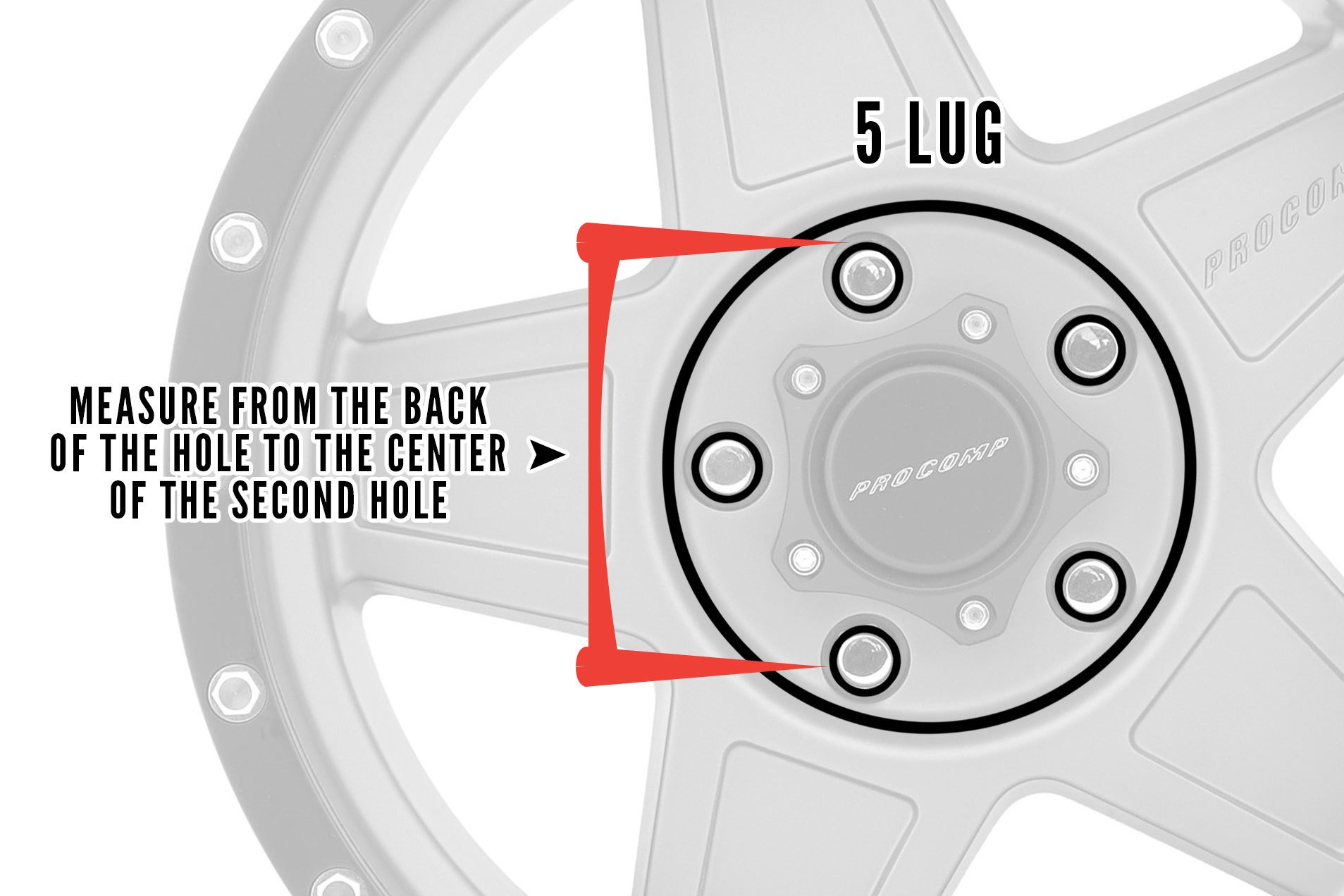 Lug Spacing Chart