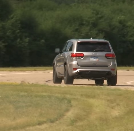 2017 Grand Cherokee SRT driving